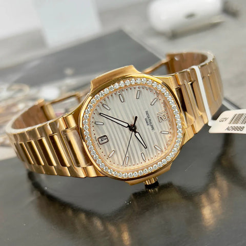 PATEK PHILIPPE NAUTILUS DIAMOND BEZEL