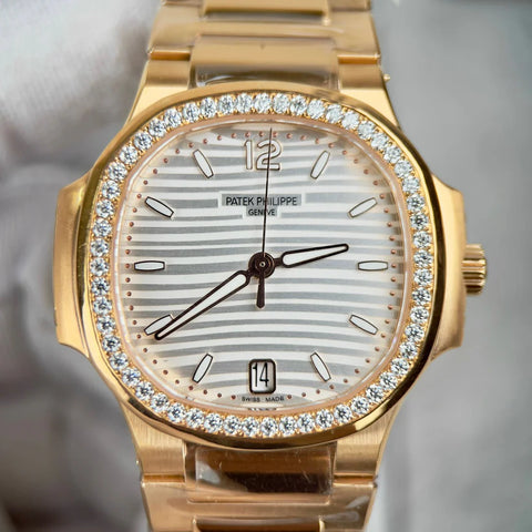PATEK PHILIPPE NAUTILUS DIAMOND BEZEL